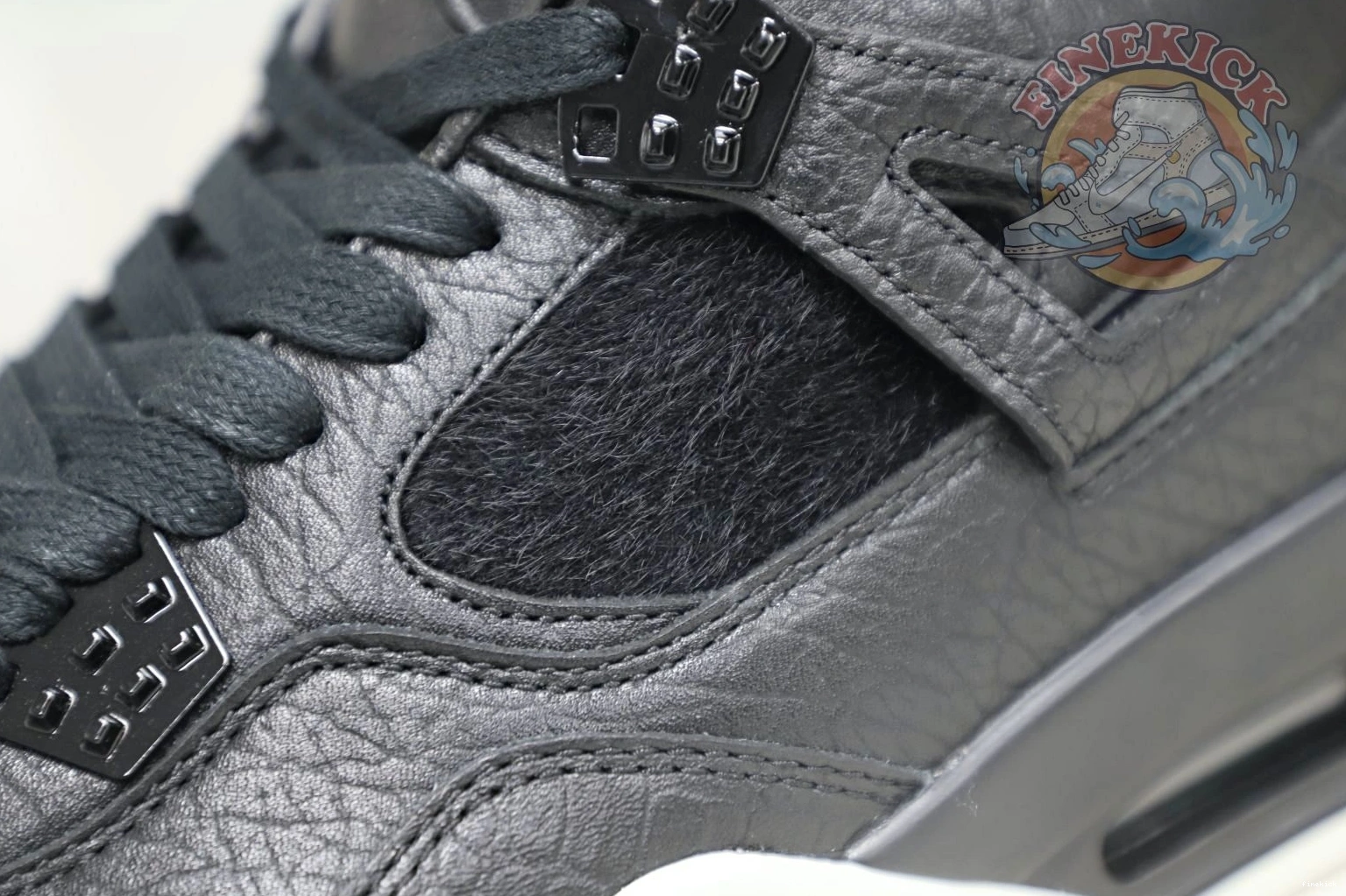 black ponyhair Jordan 4 Jordan Air retro 0104